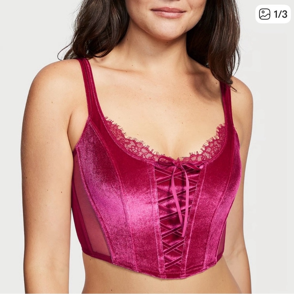 Victoria's Secret Scarlet Lace Set
